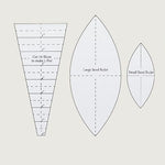 Sunflower Sewing Ruler DIY Craft Set – Acrylic Quilting Templates for Fabric Cutting, Patchwork & Sewing Projects