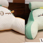 Fluffy Triangle Reading Cushion – Large Backrest Pillow for Sofa, Bed & Office Chair Lumbar Support