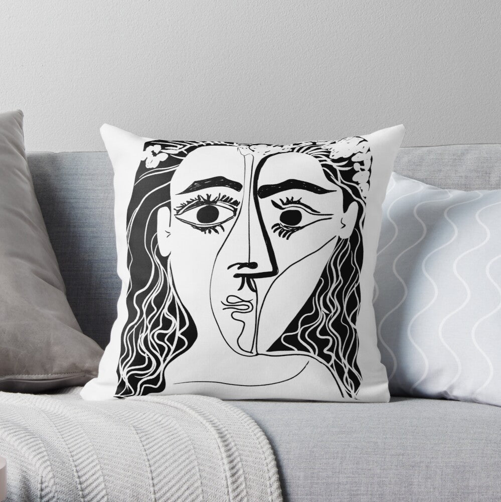 Modern Minimalist Sofa Cushions & Pillowcases – 45x45cm Cotton Linen Cushion Covers for Living Room & Home Decor