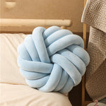 Nordic Knotted Plush Pillow – Decorative Sofa Cushion for Living Room, Office & Home Décor