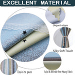 Easy Installation Bedroom Curtains – Rainbow Star Cut Design, Thermal Insulation & Blackout for Kids & Girls’ Rooms