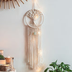 Handmade Dream Catcher Tree Tapestry – Boho Cotton Rope Wall Hanging for Home Décor