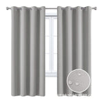 Full Blackout Curtains with Black Lining – Modern Polyester Shading Drapes for Bedroom & Living Room
