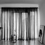 Simple & Modern Balcony Gauze Curtain – Light Transmission Cotton Sheer in Multiple Colors & Sizes