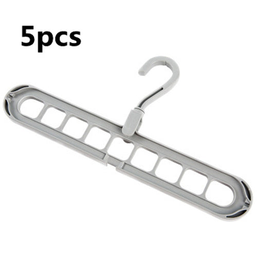 9-Hole Clothes Hanger Organizer – Space Saving Folding Magic Hanger for Closet & Storage