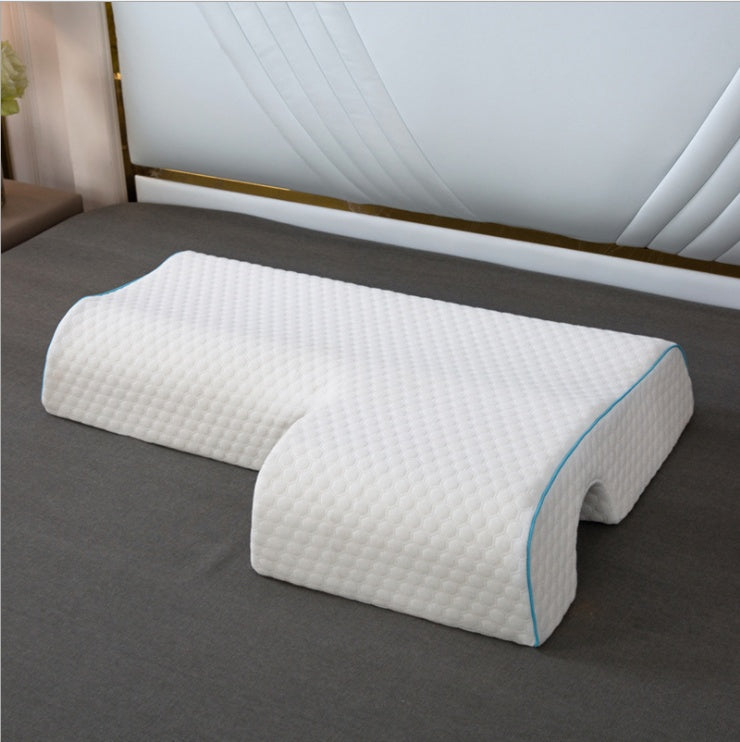 Couples Arched Cuddle Pillow – Memory Foam Arm Rest & Neck Support for Comfortable Sleeping