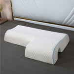 Couples Arched Cuddle Pillow – Memory Foam Arm Rest & Neck Support for Comfortable Sleeping