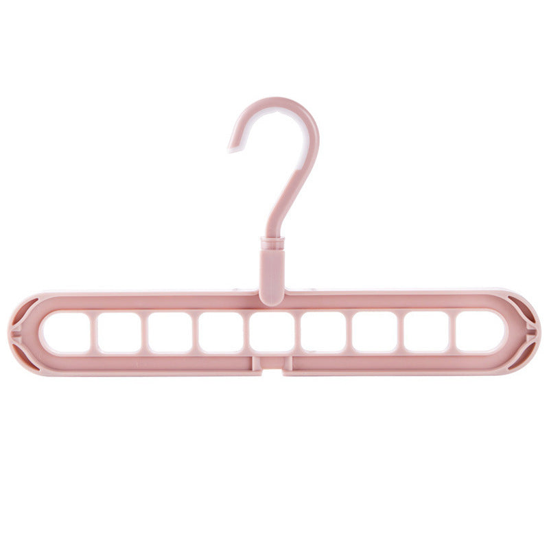 9-Hole Clothes Hanger Organizer – Space Saving Folding Magic Hanger for Closet & Storage