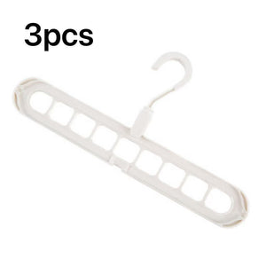 9-Hole Clothes Hanger Organizer – Space Saving Folding Magic Hanger for Closet & Storage