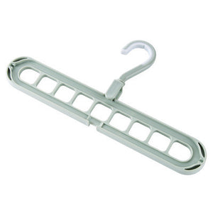 9-Hole Clothes Hanger Organizer – Space Saving Folding Magic Hanger for Closet & Storage