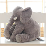 Soft Elephant Plush Pillow – Baby Sleeping Companion Toy & Kids Room Decor Cushion