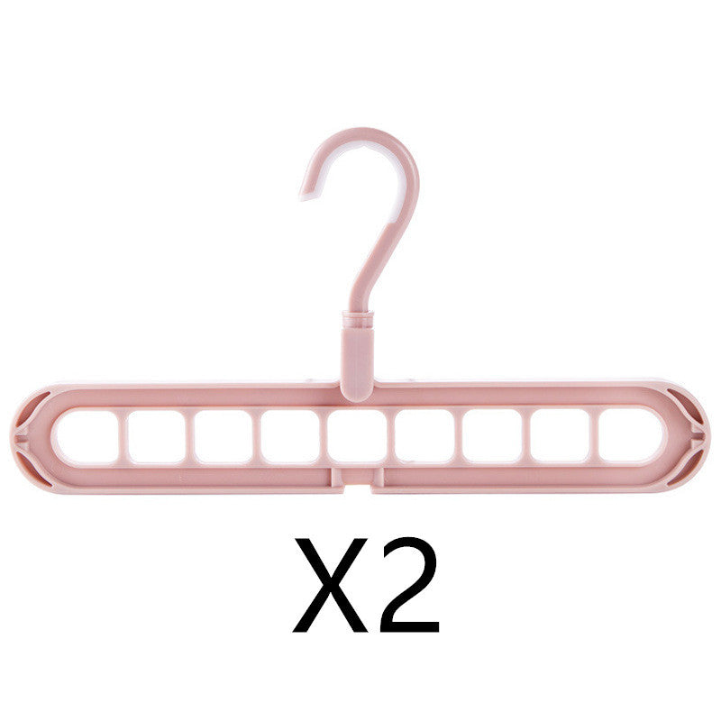9-Hole Clothes Hanger Organizer – Space Saving Folding Magic Hanger for Closet & Storage
