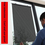 Household Window Sun Protection Shutter – Punch-Free Shading for Balcony, Home & Car | PVC Roll-Up with Suction Cups