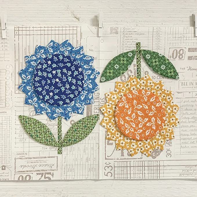 Sunflower Sewing Ruler DIY Craft Set – Acrylic Quilting Templates for Fabric Cutting, Patchwork & Sewing Projects