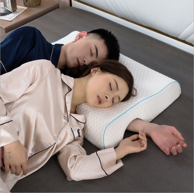 Couples Arched Cuddle Pillow – Memory Foam Arm Rest & Neck Support for Comfortable Sleeping