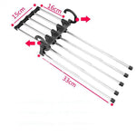 5-in-1 Wardrobe Hanger – Stainless Steel Multi-Functional Clothes & Pants Organizer