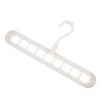 9-Hole Clothes Hanger Organizer – Space Saving Folding Magic Hanger for Closet & Storage