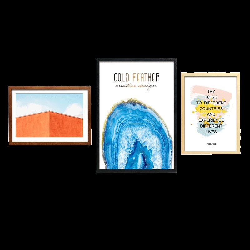 Solid Wood Picture Frame – Nordic Rectangle Photo Frame, Fashion Home Decoration Ornament