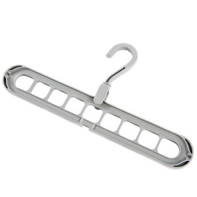 9-Hole Clothes Hanger Organizer – Space Saving Folding Magic Hanger for Closet & Storage