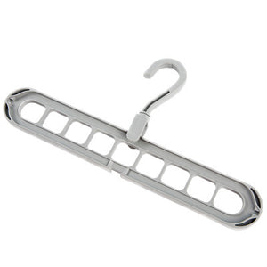 9-Hole Clothes Hanger Organizer – Space Saving Folding Magic Hanger for Closet & Storage