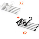 5-in-1 Wardrobe Hanger – Stainless Steel Multi-Functional Clothes & Pants Organizer