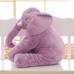 Soft Elephant Plush Pillow – Baby Sleeping Companion Toy & Kids Room Decor Cushion