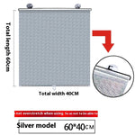 Household Window Sun Protection Shutter – Punch-Free Shading for Balcony, Home & Car | PVC Roll-Up with Suction Cups