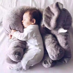 Soft Elephant Plush Pillow – Baby Sleeping Companion Toy & Kids Room Decor Cushion