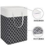 Cotton Cloth Laundry Basket with Long Handle – 40×30×60cm Modern Simple Hamper for Bathroom & Toilet Storage