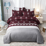 Luxury Comforter Bedding Set – Soft Printed Duvet Cover & Pillowcases | Premium European Style Bed Set