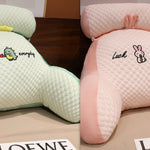 Fluffy Triangle Reading Cushion – Large Backrest Pillow for Sofa, Bed & Office Chair Lumbar Support